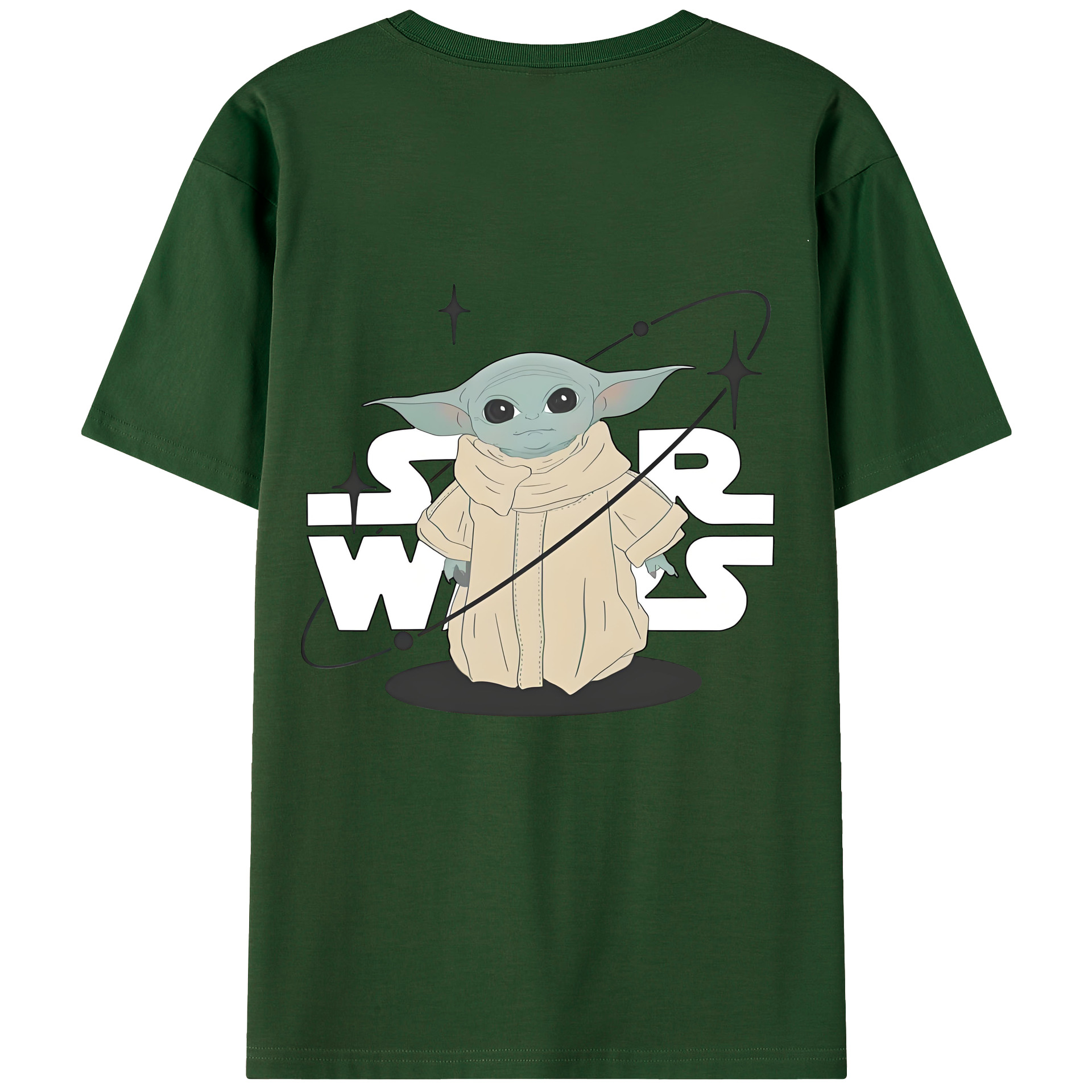 （画像用） スター・ウォーズ Star Wars 綿100％半袖Tシャツ（背面プリント）